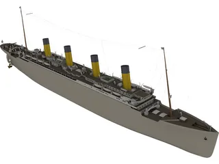 Titanic 3D Model