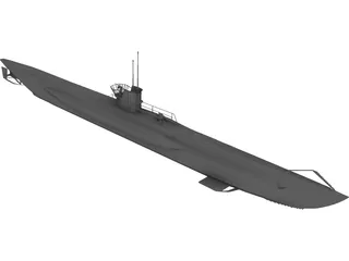 U-Boat 3D Model