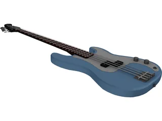 Fender Precision Mexican Bass 3D Model