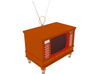 Television 3D Model