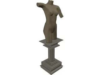 Greek Woman 3D Model