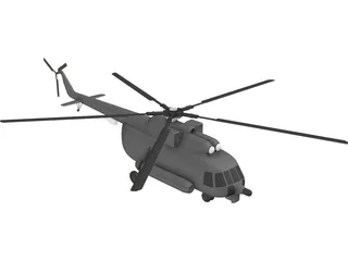 Mil Mi-8 Hip 3D Model