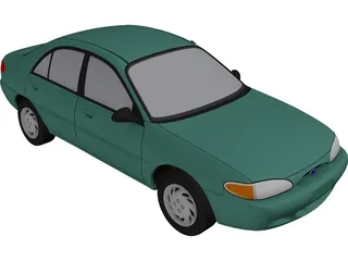 Ford Escort SE (1998) 3D Model