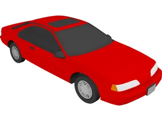 Ford Thunderbird (1992) 3D Model