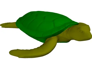 Turtle 3D Model