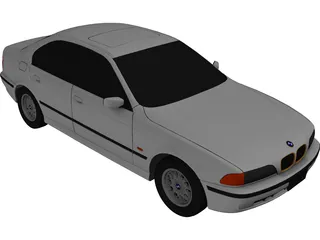 BMW 528i (1997) 3D Model