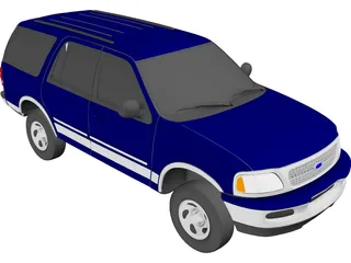 Ford Expedition XLT (1997) 3D Model