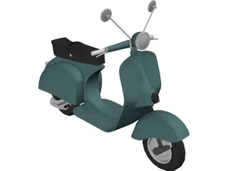 Scooter Vespa 3D Model