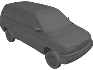 Mazda MPV (1992) 3D Model