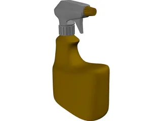 Bottle Spray 3D Model