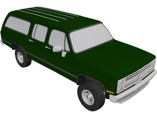 Chevrolet Suburban (1986) 3D Model