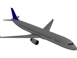 Airbus A321 3D Model