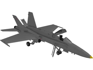 F-18C 3D Model