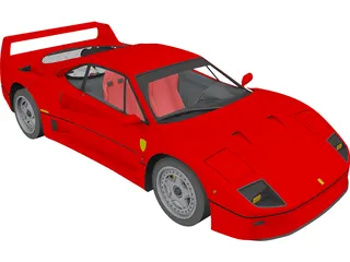 Ferrari F40 3D Model