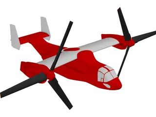 Bell-Boeing V-22 Osprey 3D Model