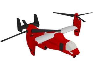 Bell-Boeing V-22 Osprey 3D Model