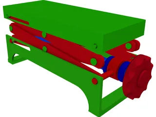 Lab Scissor Jack 3D Model