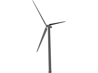 Wind Turbine 3D Model