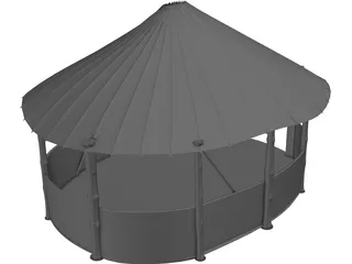 Indian Hut 3D Model