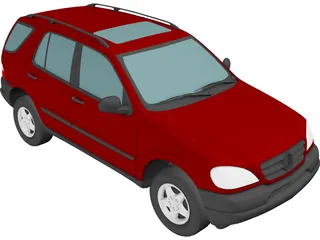 Mercedes-Benz ML 320 (1998) 3D Model