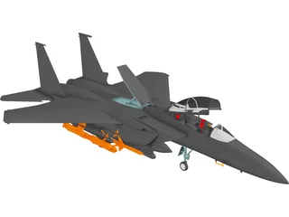 F-15E Strike Eagle 3D Model