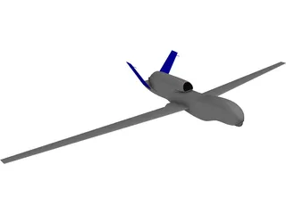 RQ-4 Global Hawk 3D Model