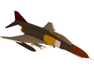 F-4E Phantom 3D Model