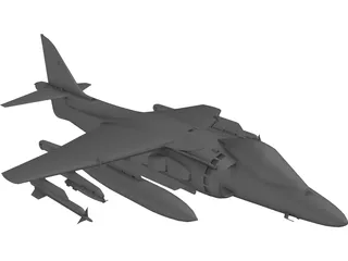 AV-8B Harrier 3D Model