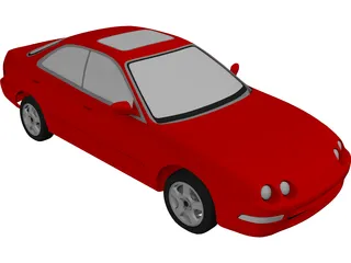 Honda [Acura] Integra Sedan [+Interior] (1994) 3D Model