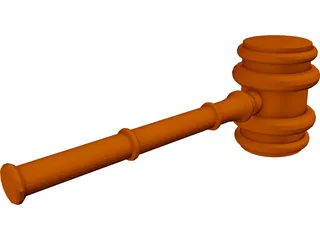 Gavel 3D Model