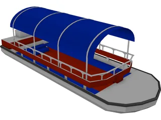 Taxi Boat 3D Model