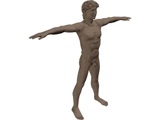 Man David 3D Model