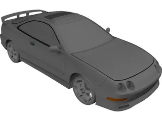 Honda [Acura] Integra Coupe (1998) 3D Model