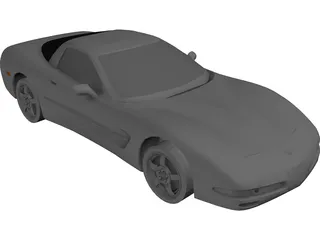 Chevrolet Corvette (1999) 3D Model
