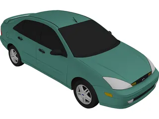 Ford Focus Sedan (2000) 3D Model