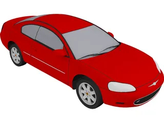 Chrysler Sebring Coupe (2001) 3D Model