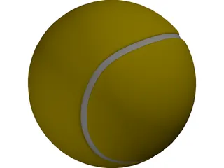 Tennis Ball 3D Model