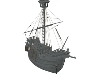 Catalan Ship 3D Model