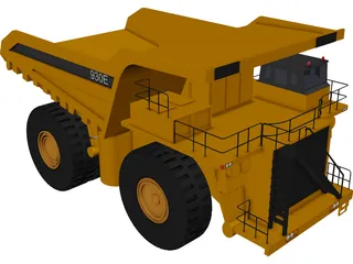 Komatsu 930E 3D Model