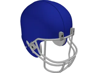 Football Helmet 3D Model