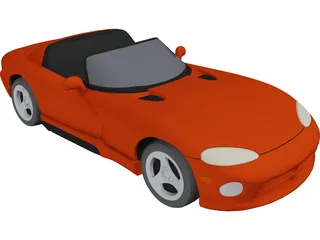 Dodge Viper (1993) 3D Model