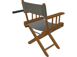 Chair Director 3D Model