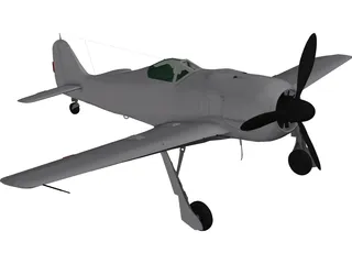 Focke-Wulf Fw 190 A 3D Model