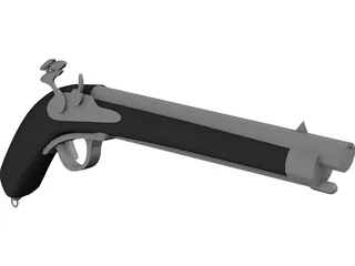 Handgun 3D Model