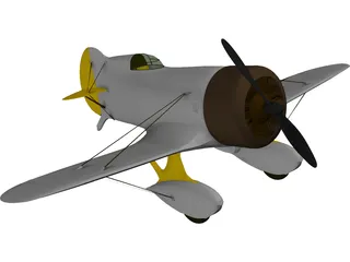 Gee Bee Z Racer 3D Model