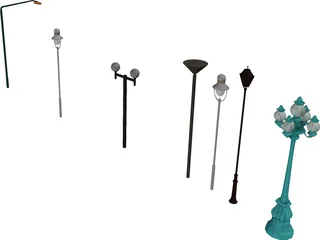 Street Luminaires 3D Model