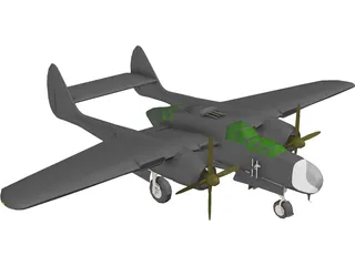 Northrop P-61A Black Widow 3D Model