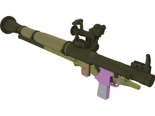 RPG7 3D Model