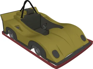 Go Kart 3D Model