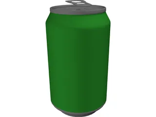 Beer Can 3D Model